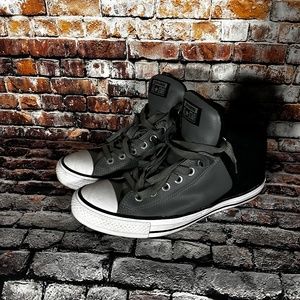 Converse All Star Chuck Taylor leather Gray